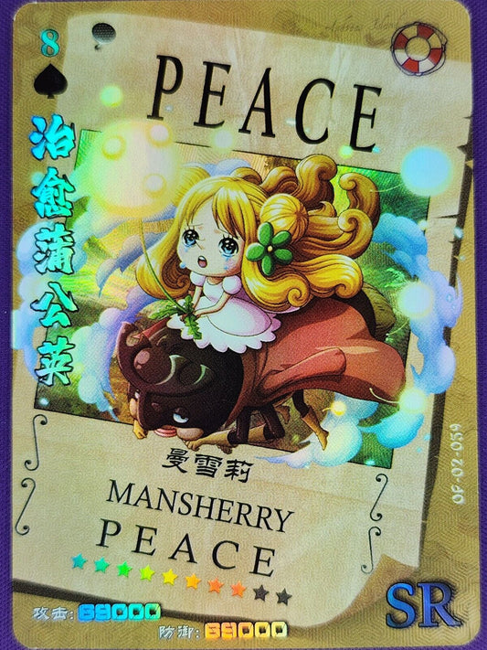 Mansherry Peace Op-02-059 One Piece Trading Cards Holo